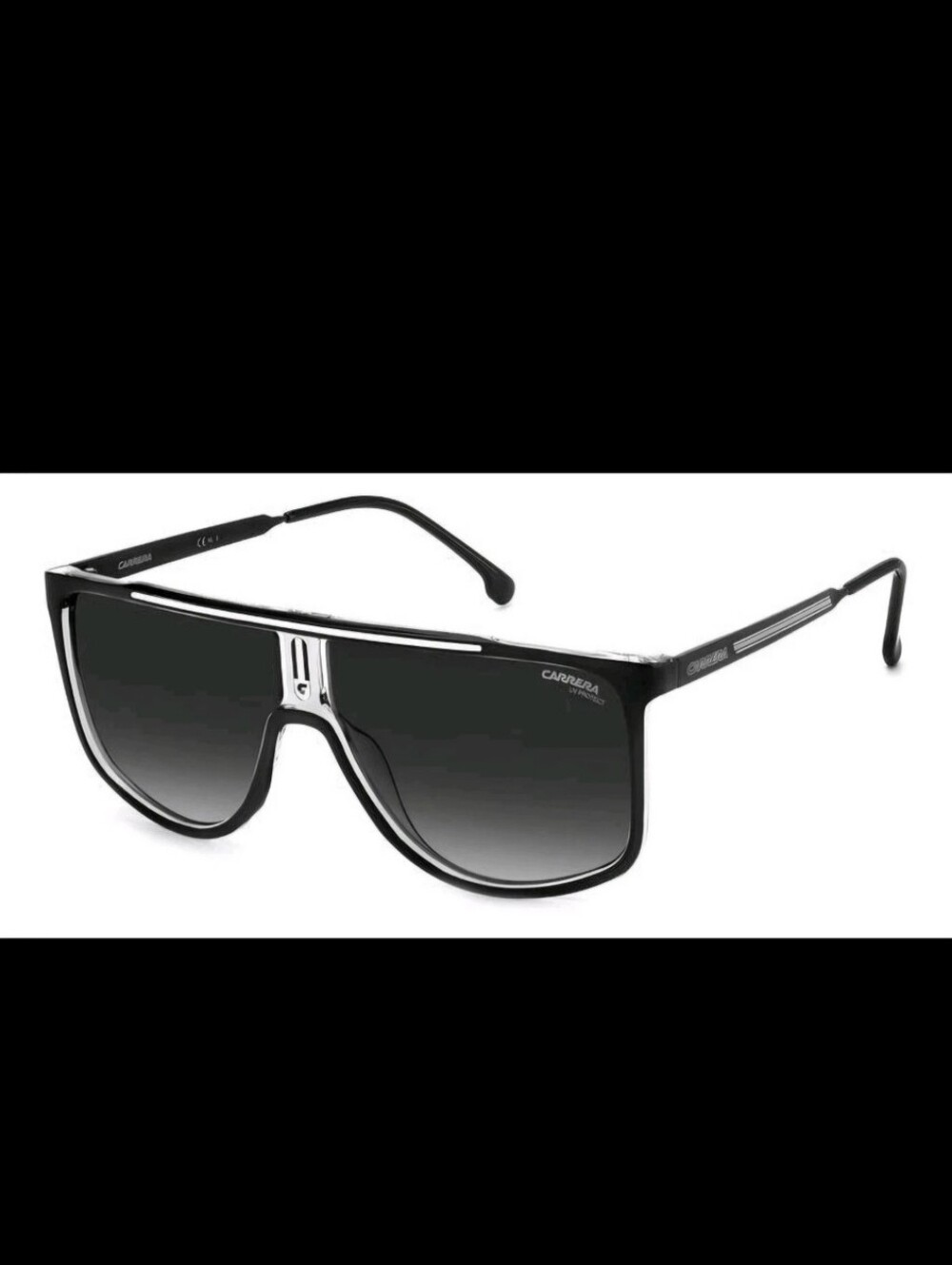 CARRERA Sunglasses 1056/S 80S (9O) Black White Polarised